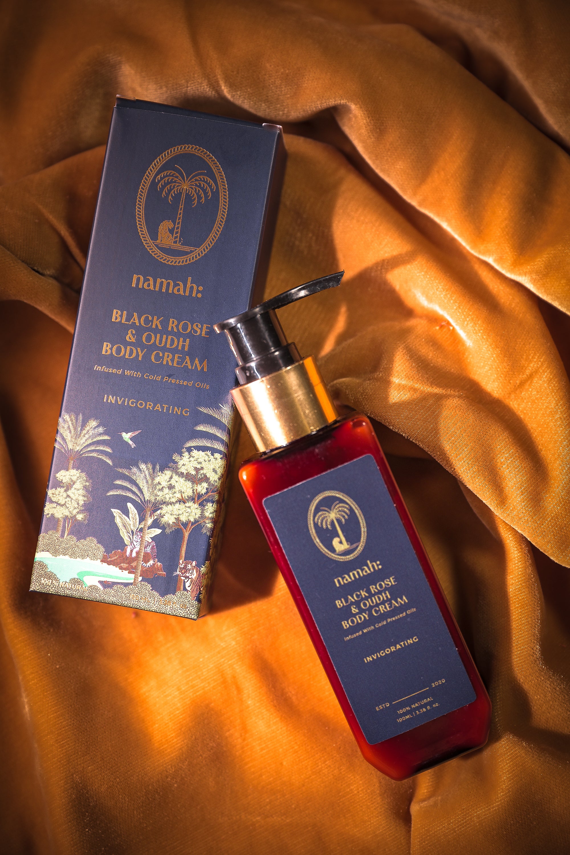 Black Rose & oudh Body Cream