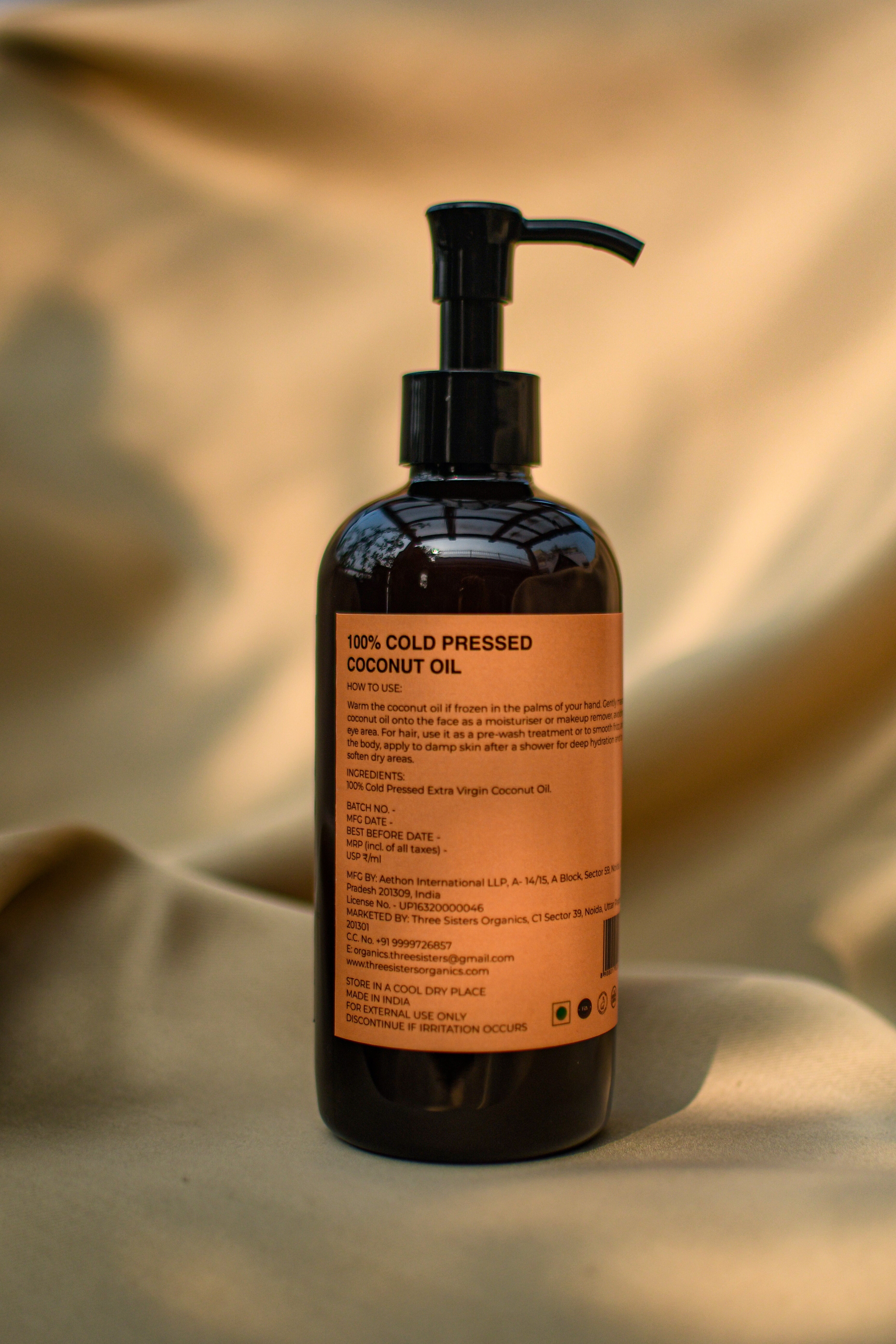 100% Cold Pressed Coconut Oil