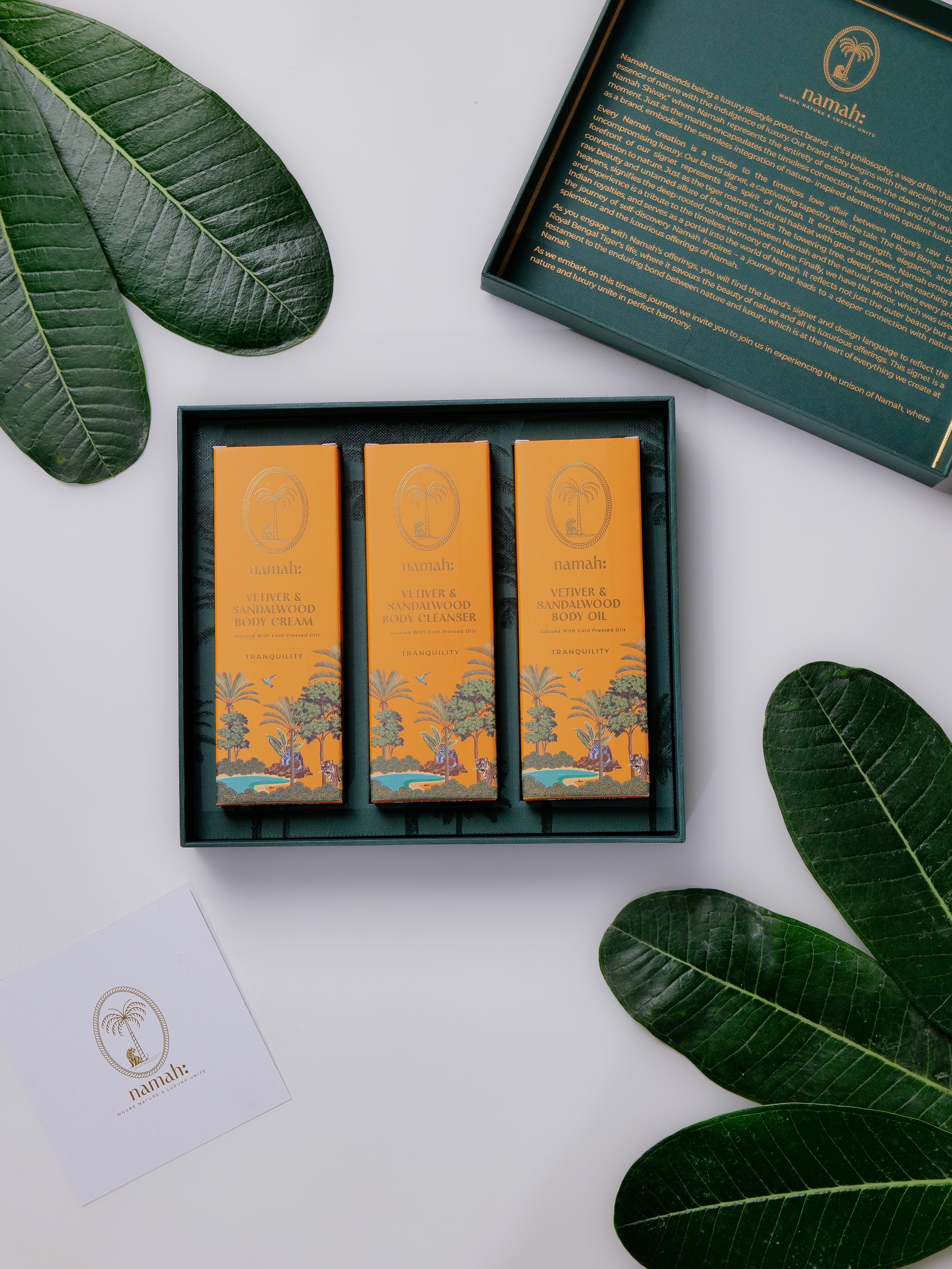Namah: A Tranquil Offering, Open Box, Top View
