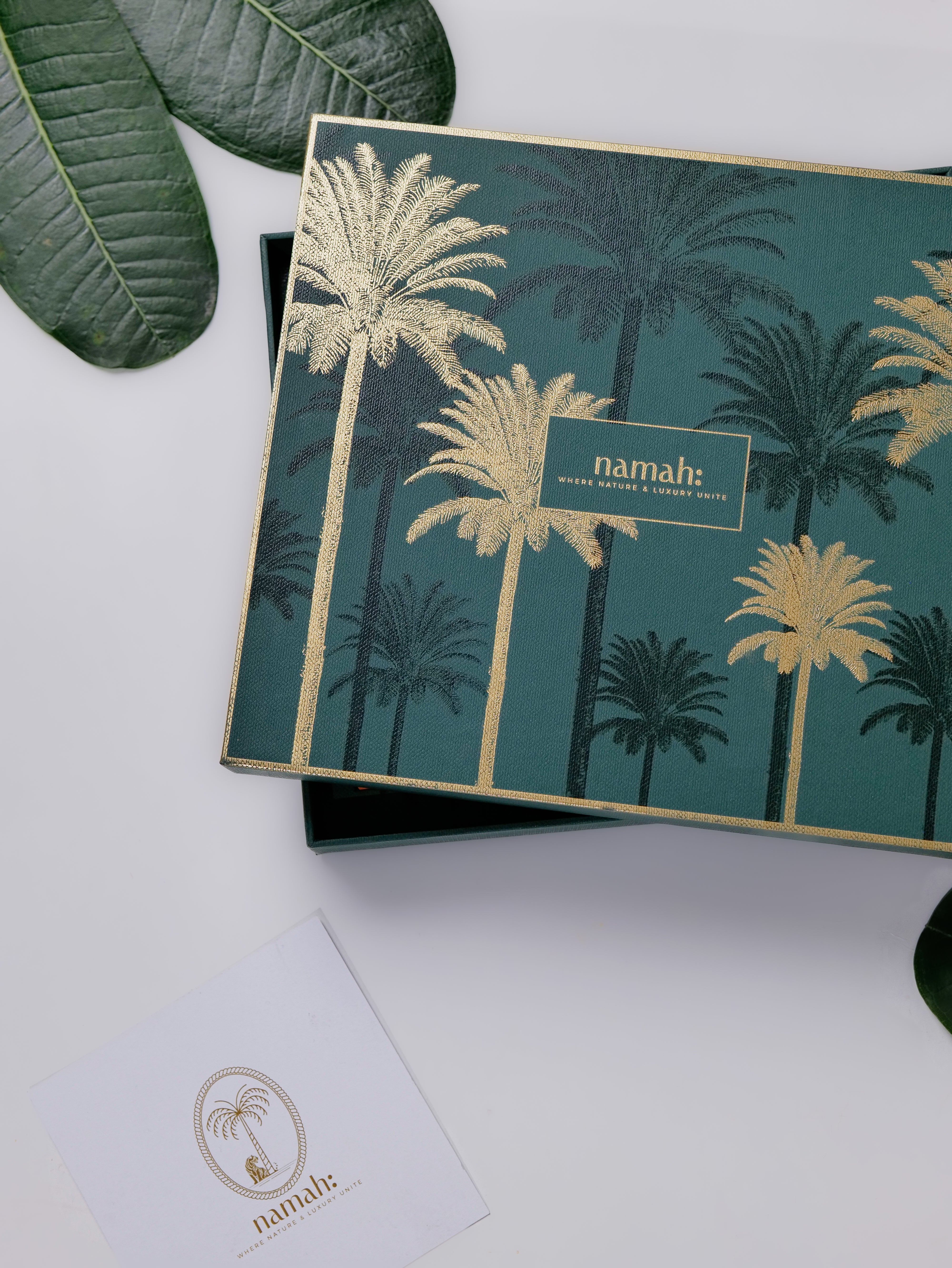 Namah: A Tranquil Offering, Closed Box, Top View