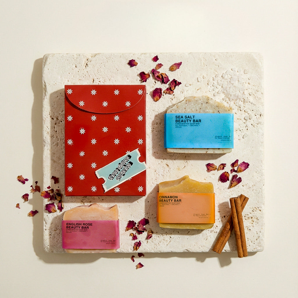 Secret Santa Handcrafted Soap Gift Set | Set of 2 Beauty Bars