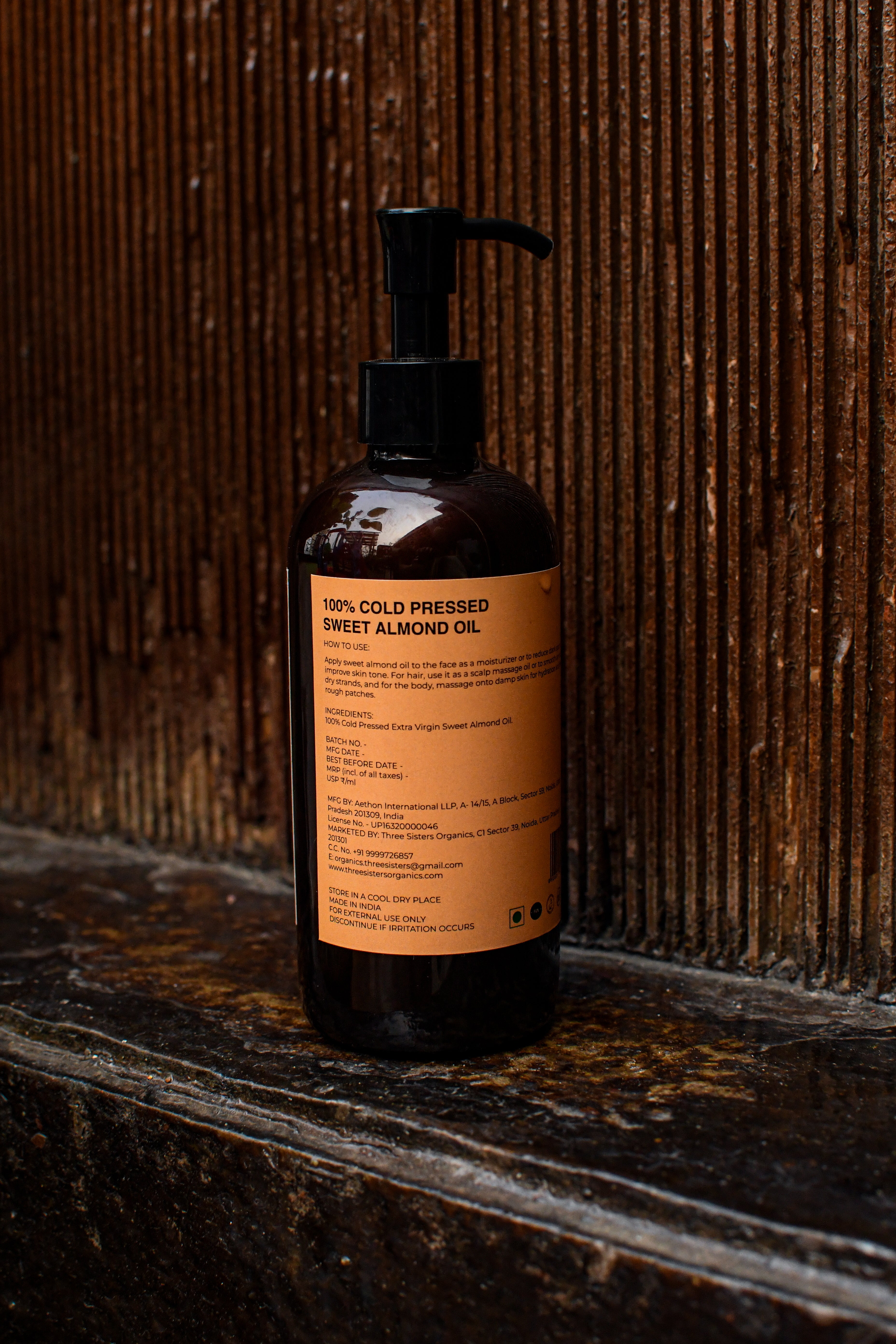 100% Cold Pressed Sweet Almond Oil