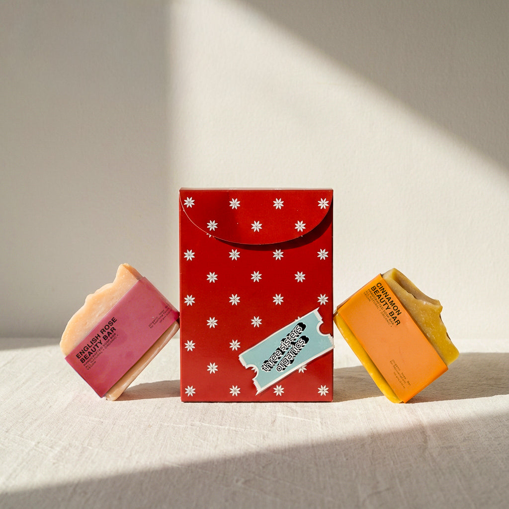 Secret Santa Handcrafted Soap Gift Set | Set of 2 Beauty Bars