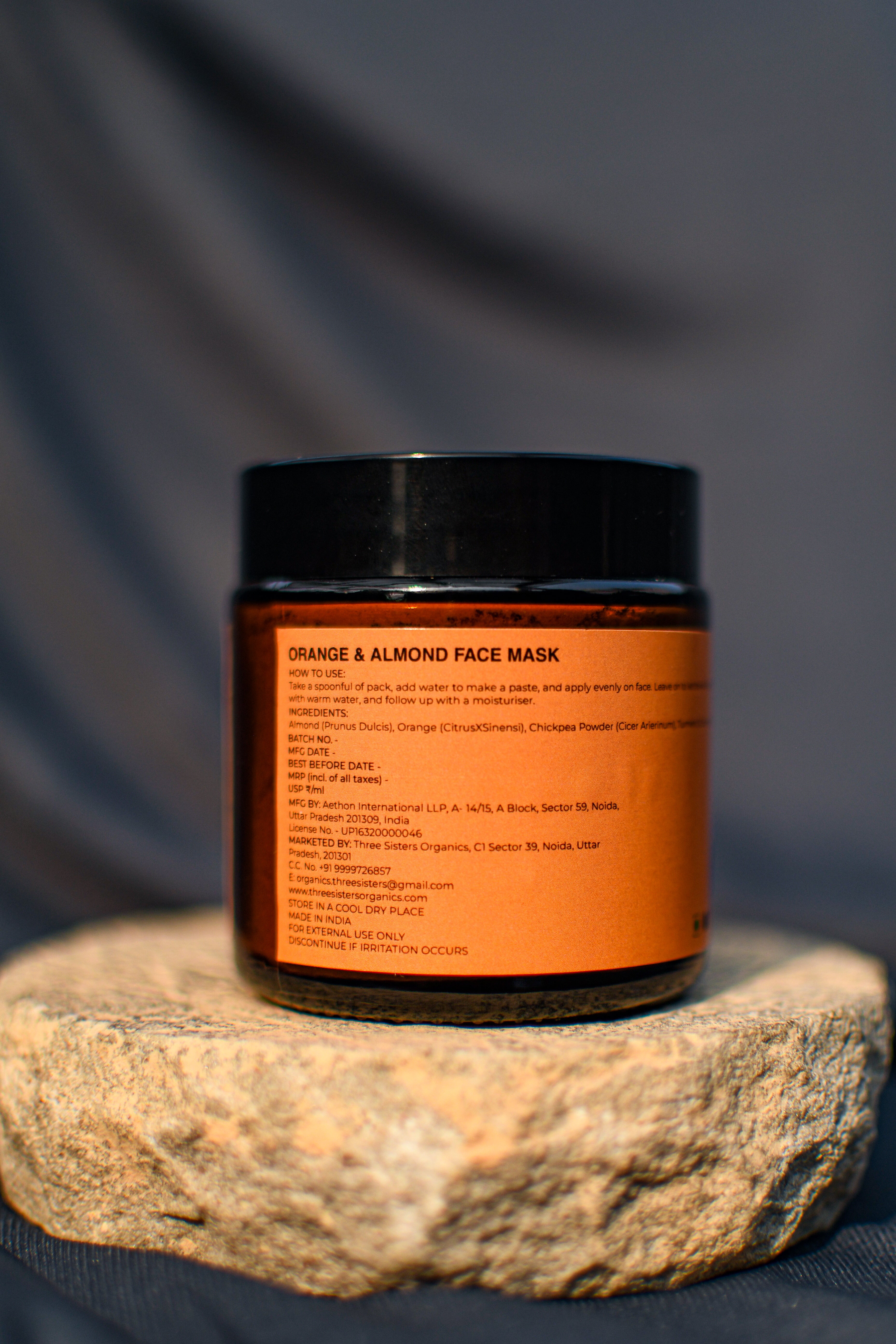 Orange & Almond Face Mask