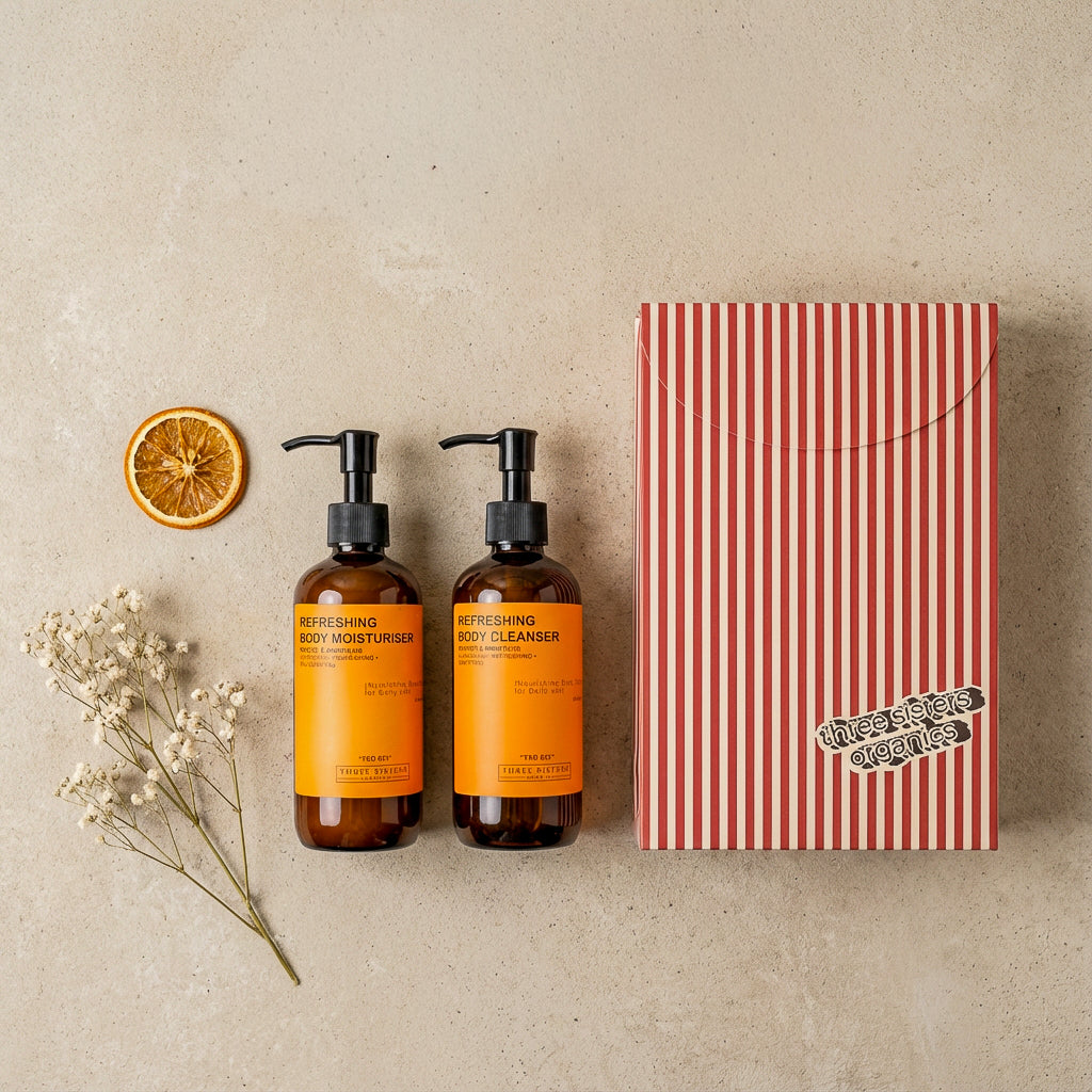 Secret Santa Body Care Gift Set | Cleanser and Moisturiser Duo