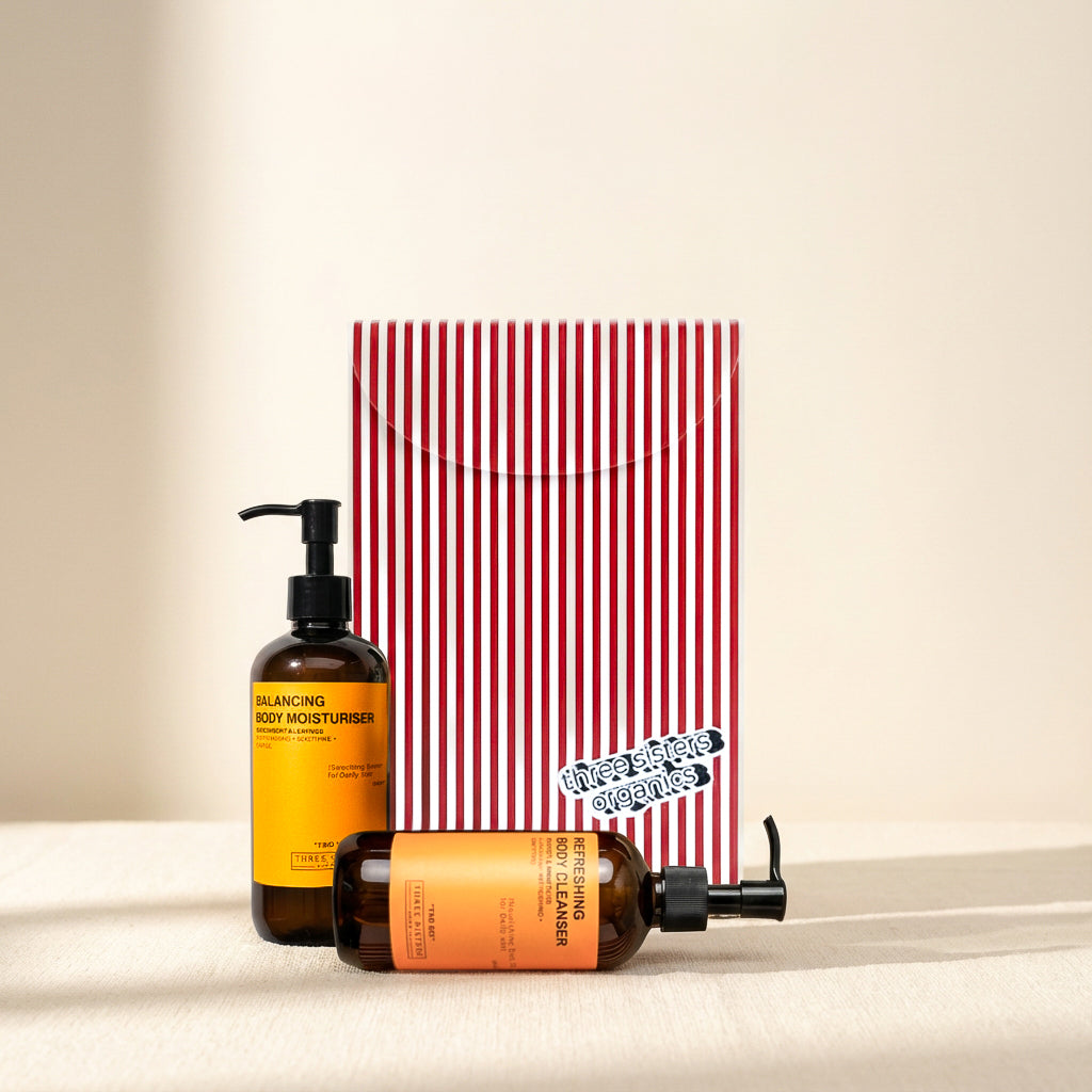 Secret Santa Body Care Gift Set | Cleanser and Moisturiser Duo